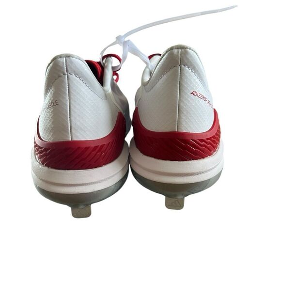 Adidas PureHustle Womens Metal Softball Cleats Size 7 Red white New with tags - Picture 5 of 7